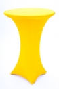 Husse & Haube fr runden Stehtisch - Farbe: gelb